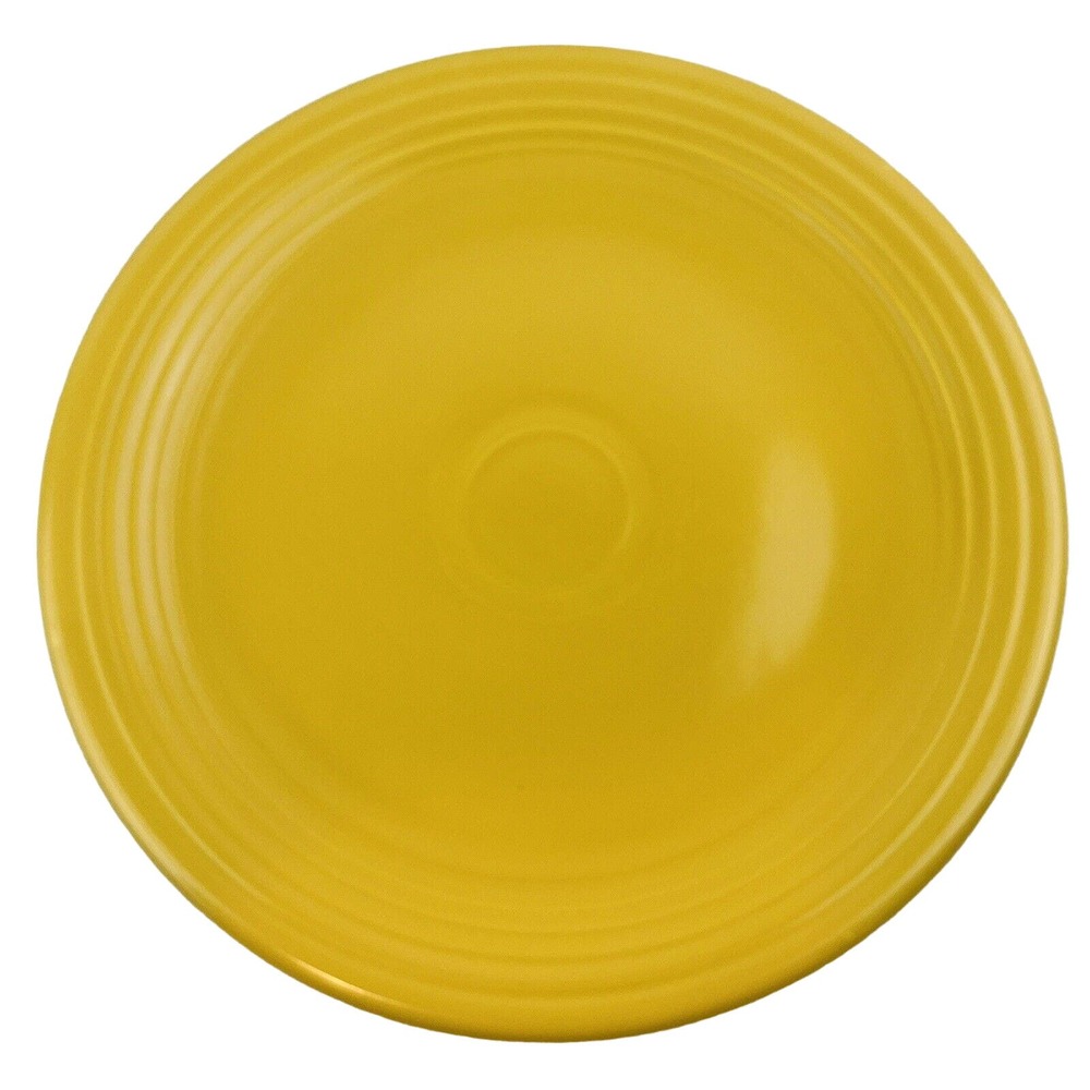 Vintage Fiesta Yellow Chop Plate 12" Round Serving Platter‎ Fiestaware HLC USA